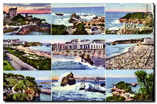 Ansichtskarte AK Souvenir de Biarritz