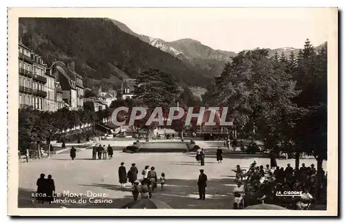 Cartes postales Le Mont Dore Jardins du Casino