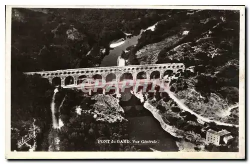 Cartes postales Pont du Gard Vue generale