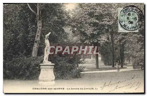 Ansichtskarte AK Chalons sur Marne Le Jardin du Jard