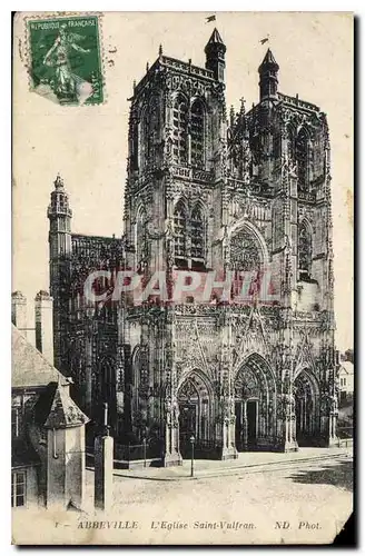 Cartes postales Abbeville L'Eglise Saint Vulfran