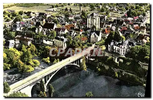 Ansichtskarte AK La Roche Posay les Bains Vienne Le Pont sur la Creuse et la Ville