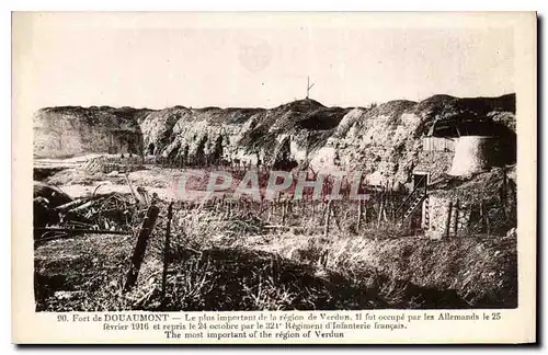 Cartes postales Fort de Douaumont Le plus important de la region de Verdun
