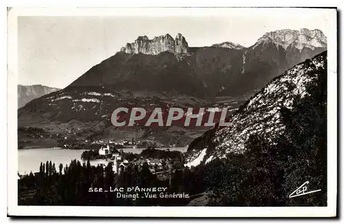 Cartes postales Lac d'Annecy Duingt Vue generale