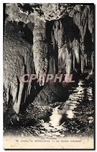 Ansichtskarte AK Les Pyrenees Grottes de Betharram La Riviere lnferieure