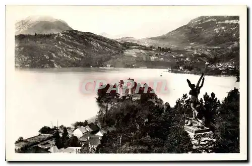 Cartes postales Lac d'Annecy Presquille de Duingt et Talloires