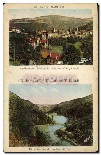 Cartes postales La Loire illustree Rochetaillee Station Estivale Vue generale