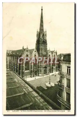 Cartes postales Lille L'Eglise St Maurice