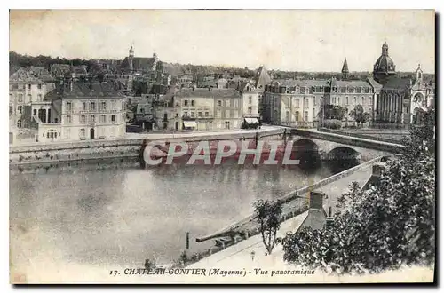 Cartes postales Chateau Gontier Mayenne Vue panoramique