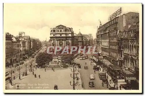 Cartes postales Bruxelles Place de Brouckere