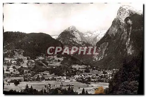 Ansichtskarte AK Samoens Haute Savoie Vue generale et le Criou