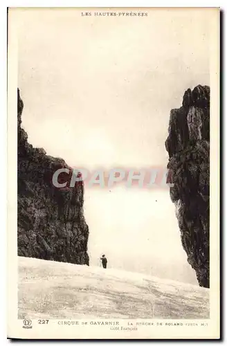 Ansichtskarte AK Les Hautes Pyrenees Cirque de Gavarnie la Breche de Roland Cote Francais