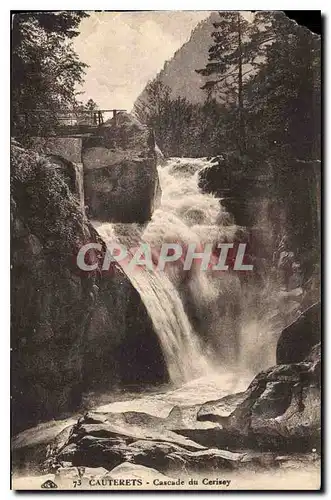 Cartes postales Cauterets Cascade du Cerisey