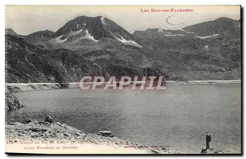 Ansichtskarte AK Les Hautes Pyrenees Massif du Pic du Midi le Lac entre Bagneres et Bareges