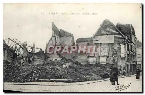 Cartes postales Lille rue d'Amiens