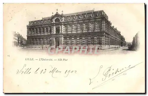 Cartes postales Lille l'Universite