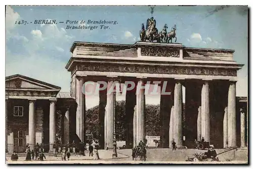 Cartes postales Berlin porte de Brandebourg