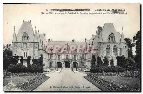 Cartes postales Notre Dame de Liesse Chateau de Marchais Notre Dame de Liesse