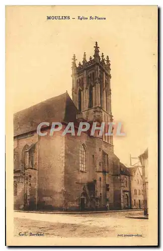 Cartes postales Moulins Eglise St Pierre