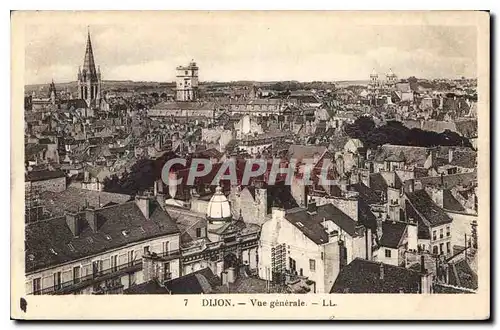 Cartes postales Dijon vue generale