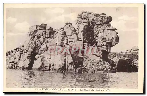 Cartes postales Ploumanach C du N La Pointe du Diable