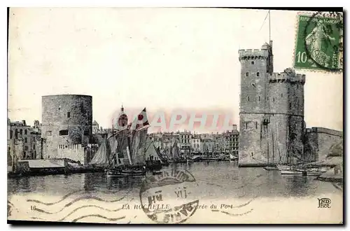 Cartes postales La Rochelle l'Entree du Port Bateaux