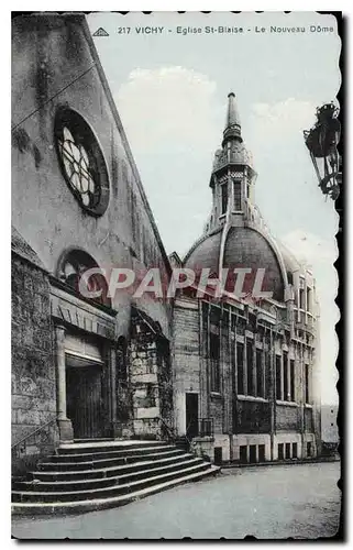 Cartes postales Vichy Eglise St Blaise le nouveau Dome
