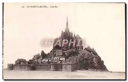 Cartes postales Le Mont St Michel Cote Est