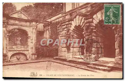 Cartes postales Palais de Fontainebleau la Grotte des Pins