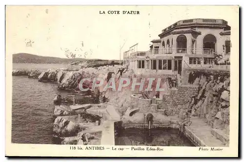 Cartes postales Antibes le Cap Pavillon Eden Roc