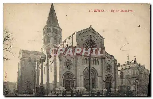 Ansichtskarte AK Nimes Eglise Saint Paul