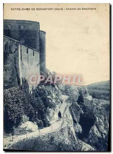 Cartes postales Notre Dame de Rochefort Gard Chemin du Sanctuaire