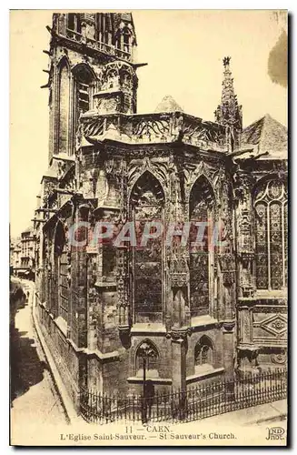 Cartes postales Caen l'eglise Saint Sauveur