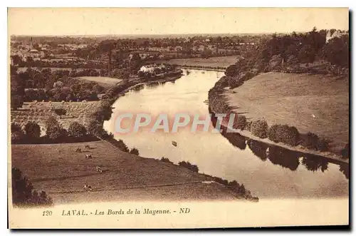 Cartes postales Laval les Bords de la Mayenne