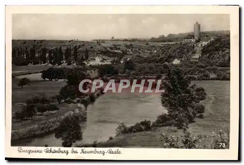 Ansichtskarte AK Burgruine Schonburg bei Naumburg Saale