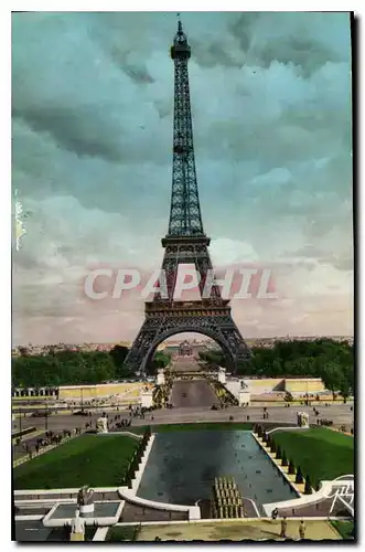 Cartes postales Paris et ses Merveilles la Tour Eiffel vue du Palais de Chaillot