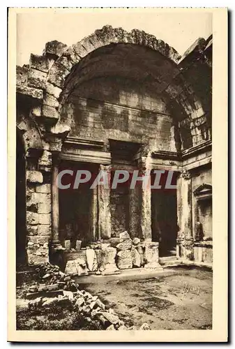 Ansichtskarte AK Nimes Gard Jardin de la Fontaine l'Interieur du Temple de Diane