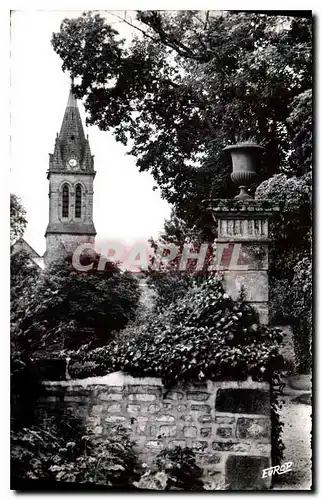 Cartes postales Bourbonne les Bains Hte M l'eglise vue du Parc du Chateau