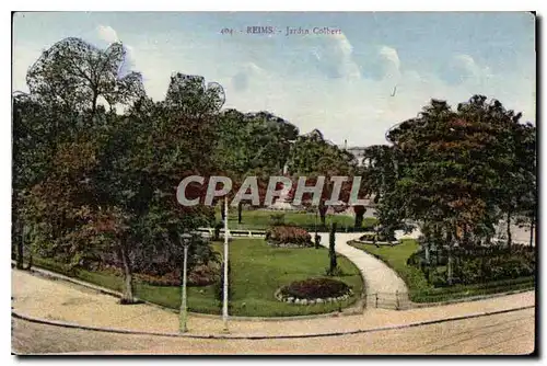 Cartes postales Reims Jardin Colbert