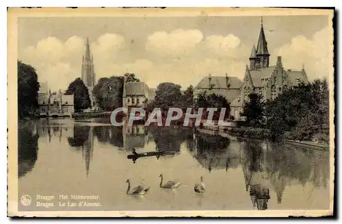 Cartes postales Bruges le Lac d'Amour