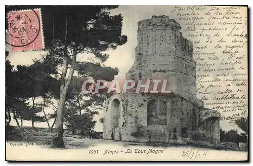 Cartes postales Nimes la Tour Magne