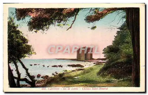 Cartes postales Cannes Iles de Lerins Chateau Saint Honorat