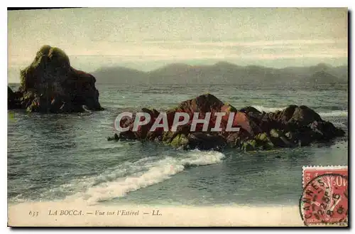 Cartes postales La Bocca vue sur l'Esterel