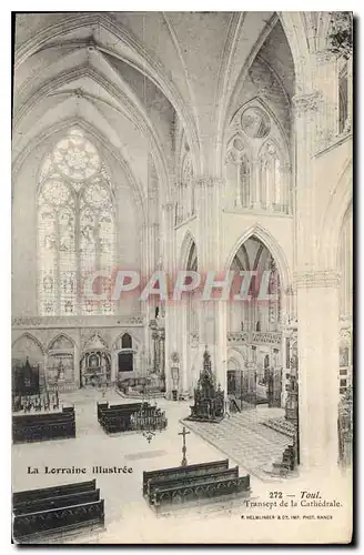 Ansichtskarte AK La Lorraine Illustree Toul Transept de la Cathedrale