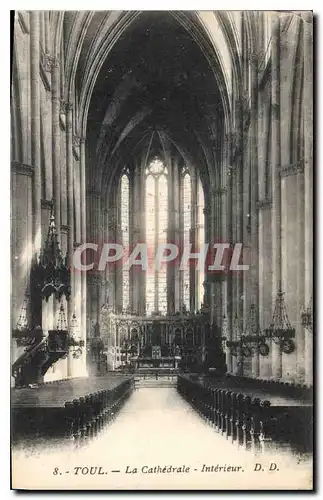 Ansichtskarte AK Toul la Cathedrale Interieur