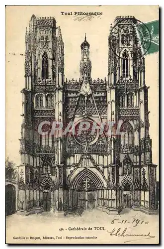 Cartes postales Toul Illustre Cathedrale de Toul