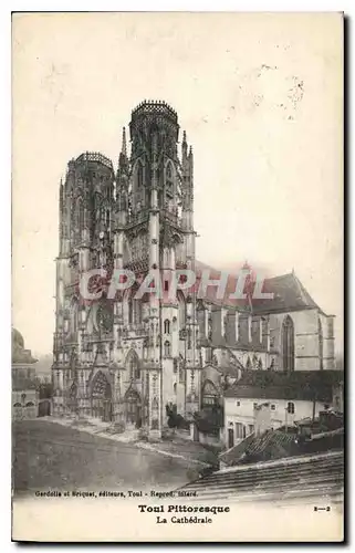 Cartes postales Toul Pittoresque la Cathedrale