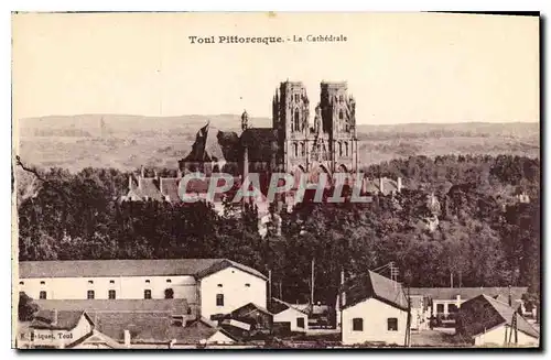 Ansichtskarte AK Toul Pittoresque la Cathedrale