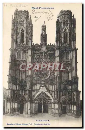 Ansichtskarte AK Toul Pittoresque la Cathedrale