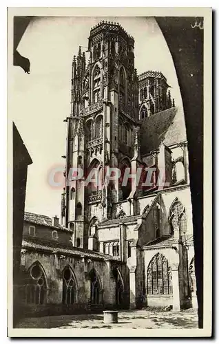 Ansichtskarte AK Toul la Cathedrale prise du Cloitre